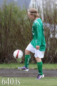 Ármann Örn skorađi í kvöld.